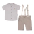 Conjunto Kids 1 Verão Masculino Com Shorts e Camiseta Paraiso na internet