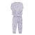 Conjunto Pijama Inverno Blusa e Calça em Pelo Estampado Lavanda Le Bhua - comprar online