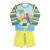 Conjunto Linha Praia Blusa Manga Longa Estampada e Sunga Lisa Le Bhua na internet