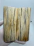 1 PAR DE TALAS FÓSSIL COSTELA DE BALEIA 152X62X17MM