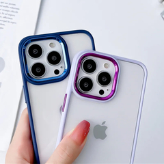 iPhone 13 Pro | Funda Transparente Con Bordes De Color - comprar online