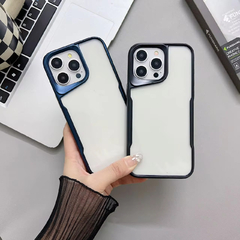 iPhone 12/12 Pro | Funda Transparente Con Bordes Metalizados - comprar online