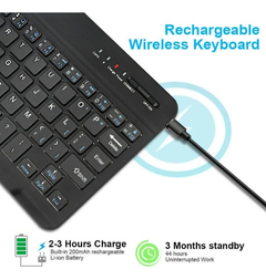 Kit Mini Teclado Bluetooth & Mouse Inalámbrico