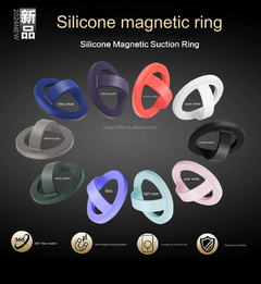 Soporte De Celular Silicona Anillo Magnético en internet