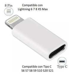 Adaptador Usb Tipo C Hembra A Lightning Macho Para iPhone en internet