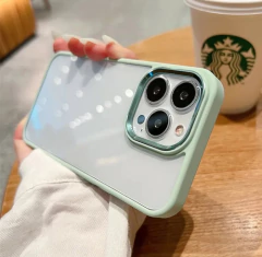 iPhone 14 Pro Max | Funda Transparente Con Bordes De Color - ERA VIRTUAL