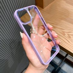 iPhone 13 Pro | Funda Transparente Con Bordes De Color