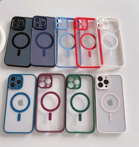 iPhone 14 Pro Max | Funda Magsafe Color Cubre Camara