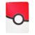 Pasta Pequena Pokébola c/ Zíper e 20 folhas pretas 08 bolsos p/ 160 cartas