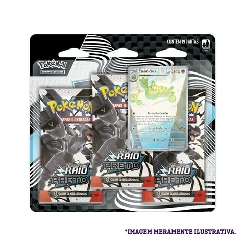 Blister Triplo Raio Preto EV10.5 - Reuniclus