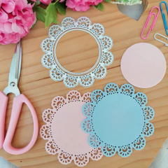 Faca de Corte Escalope Flores - Raquel Gallete