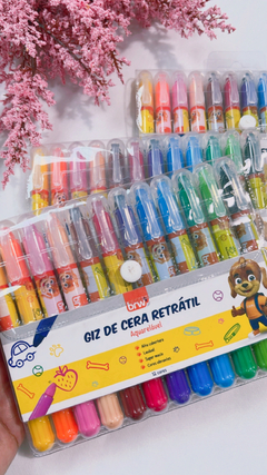 Giz Cera Retrátil BRW C/12 cores - comprar online