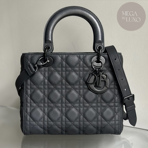 DIOR Bolsa Lady Média All Black