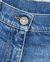GUCCI Calça Jeans wide leg com bordado vermelho - Mega do Luxo