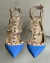 VALENTINO Sandália de Salto Rockstud Bicolor - Mega do Luxo - Second hand de luxo