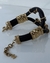 CHANEL Bracelete CC Couro - loja online