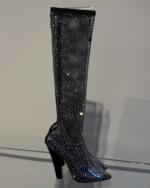 Yves Saint Laurent Bota Meia Strass - comprar online