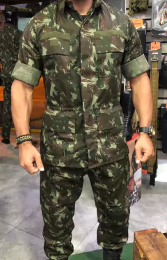 FARDA CAMUFLADA EXÉRCITO BRASILEIRO ALTA SOLIDEZ LISA MODELO ANTIGO - comprar online