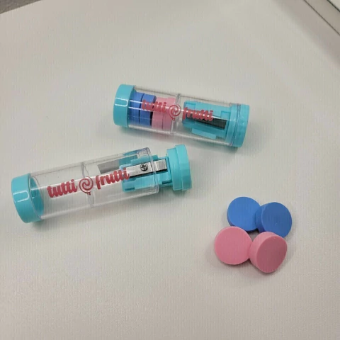 Apontar com depósito e borrachas tutti frutti BRW