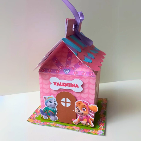 Lembrancinha para festas - caixinha casinha