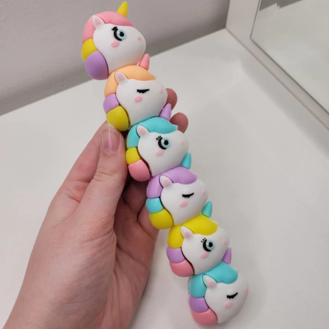 Marca texto (kit) de unicórnio montável