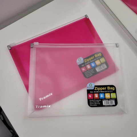 Pasta zip colorida A5