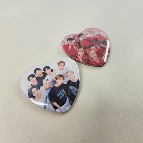 Bottom personalizado coração - KPOP fanmade