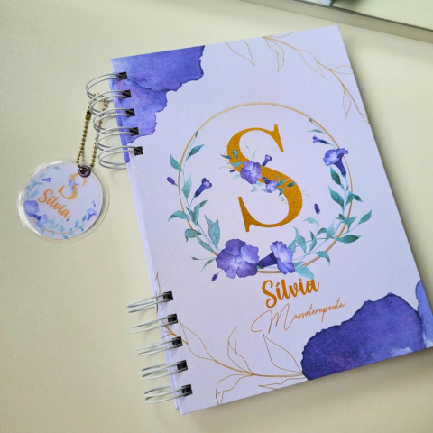 Agenda permanente com 2 dias por página personalizada