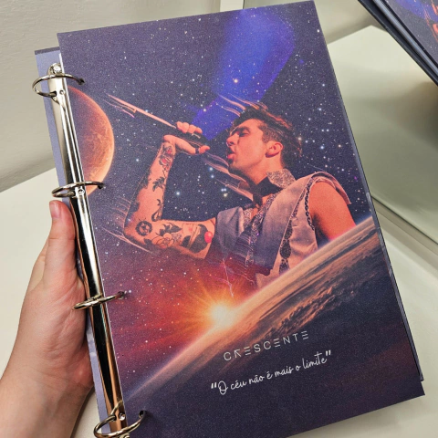 Fichário universitário personalizado