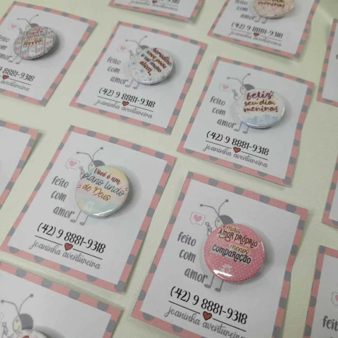 Mini bottom personalizado 25mm - KPOP fanmade