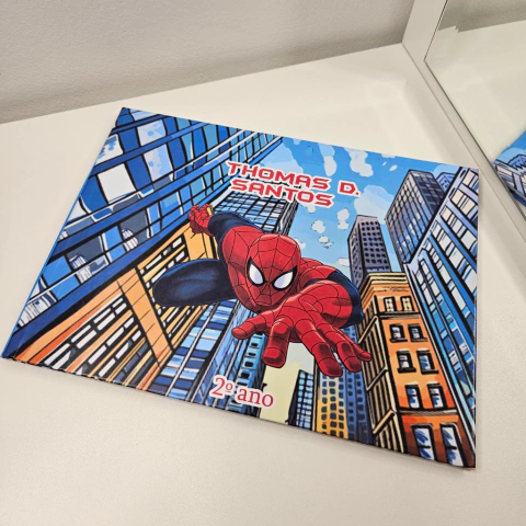 Caderno meia pauta personalizado