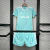 Conjunto Infantil Inter Miami III Thid 24/25 Adidas - Verde e Laranja