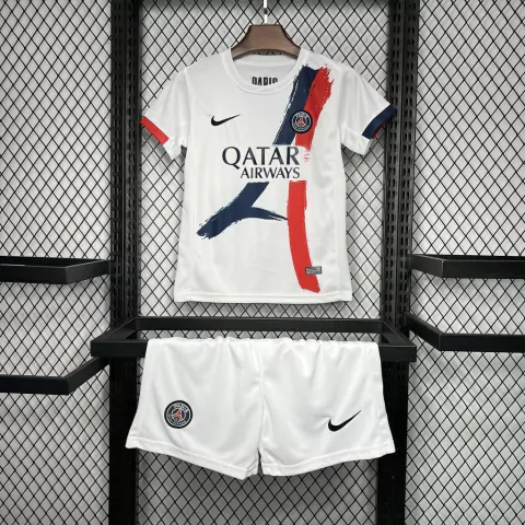 kit-camisa-conjunto-psg-paris-saint-german-infantil-qatar-airways-nike-24-25-unissex-criança-presente-neymar-mbappe-messi-branca-azul-vermelho-presente-natal-1.jpg