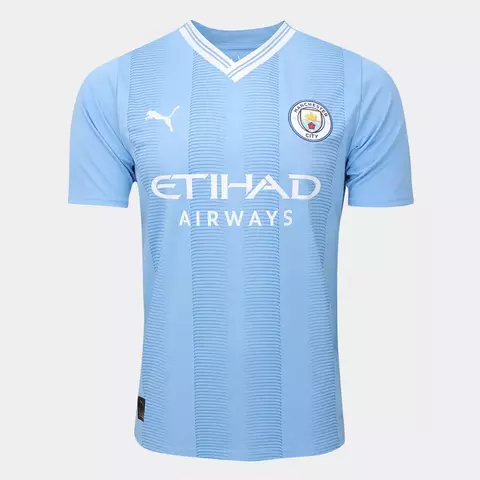 Camisa Manchester City I 23/24 Torcedor Puma Masculina - Azul - comprar online
