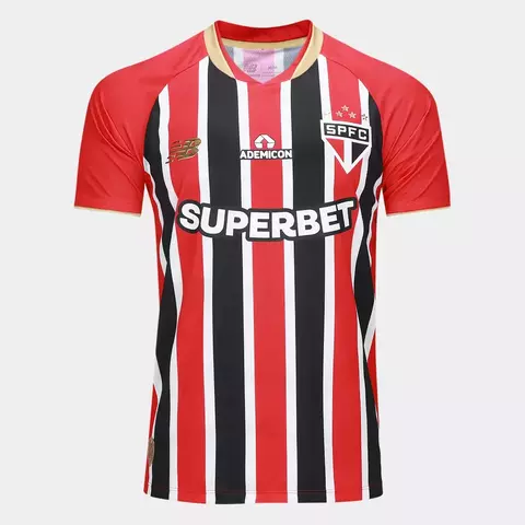 Camisa São Paulo II 25/26 Jogador New Balance Masculina - Vermelha e Branca - comprar online