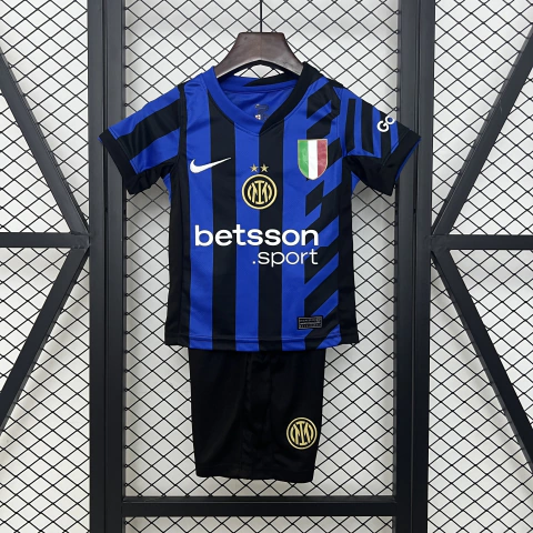Conjunto Infantil Inter de Milão 24/25 Nike - Azul e preto