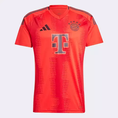 Camisa Bayern de Munique Adidas Home 24/25 Torcedor Masculina - Vermelha