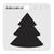 Sello Pino navidad 6x6cm Bajo Relieve