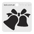 Sello Campanas navidad 6x6cm Bajo Relieve