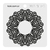 Sello Bajo Relieve - Mandala 8x8cm Bajo Relieve