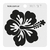 Sello Flor Hawaiana 8x8cm