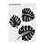 Sello Bajo relieve - Tropical Hojas 10x7cm Bajo Relieve