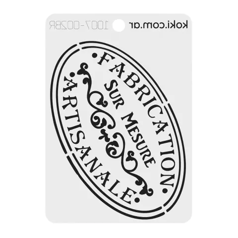 Sello Bajo relieve - Frase 10x7cm Bajo Relieve