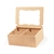 Caja de Te 4 divisiones 23x17cm (Sin Vidrio)
