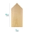 Casitas x3 para decorar - tienda online