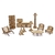 Muebles Para Muñecas Playmobil 39 Unidades - tienda online