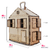 Casita de Muñecas Valija con 39 Muebles LOL + Pintura y Accesorios de Regalo! en internet