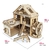 Casa de Muñecas Vuelta al Mundo con 39 Muebles + Pintura y Accesorios de Regalo! - comprar online