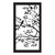Cuadro Decorativo Arbol Triptico Pajaro FibroPlus Negro en internet