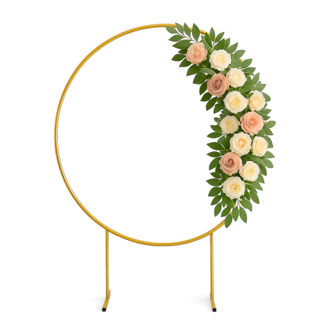 Panel Estructura Hierro Circular 2,40m x 1,8m Candy Bar - comprar online